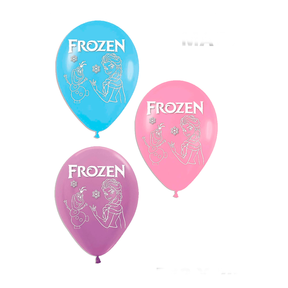 Globos Frozen x12 - Decoraciones para Piñatas - Tienda de Piñatas